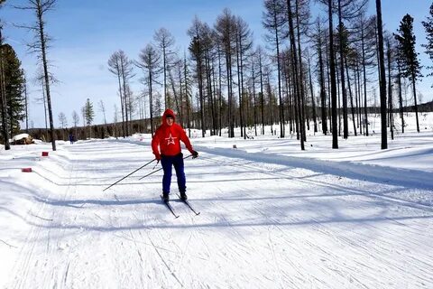 Лыжная трасса рядом