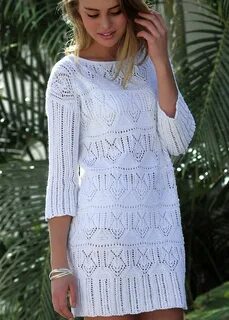 Туника ажурным узором