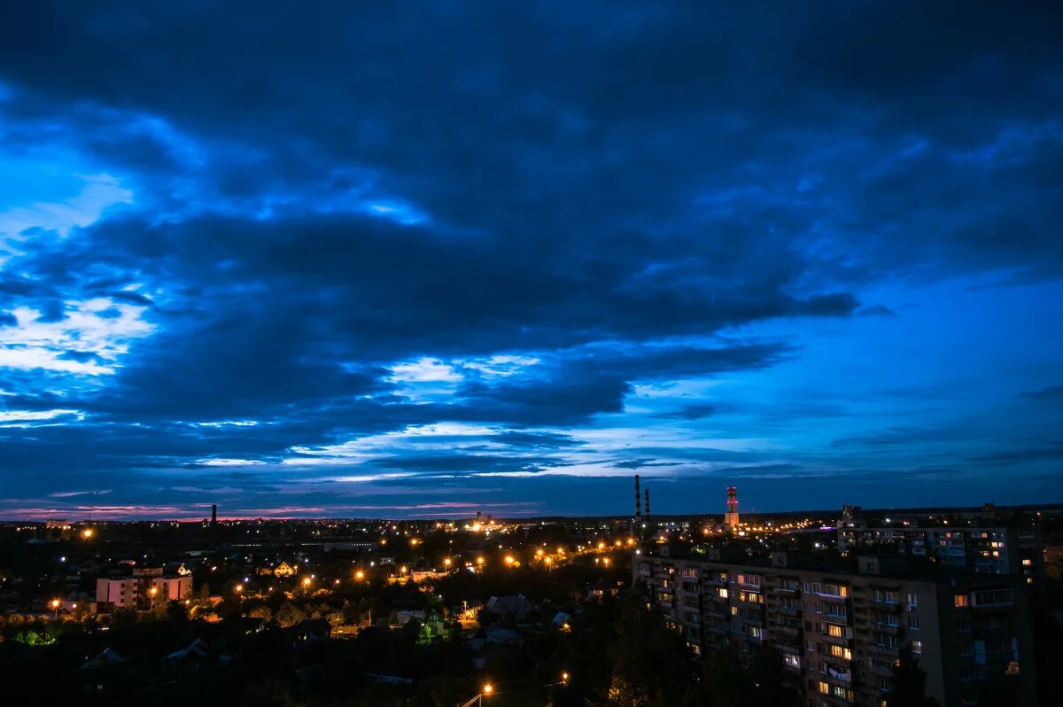 Могилев ночью. Могилев ночью