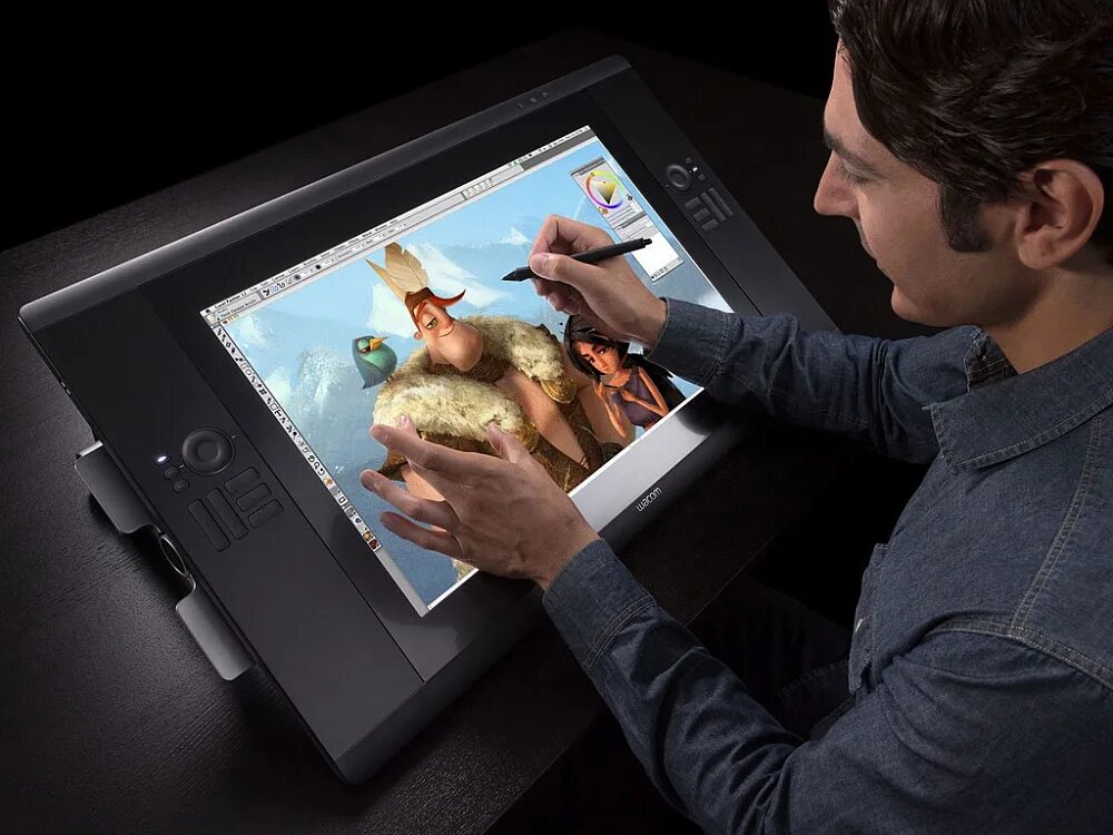 Планшет Wacom Cintiq 24hd. Графический планшет с экраном Wacom Cintiq. Wacom Cintiq Pro 16. Использовать планшет в качестве