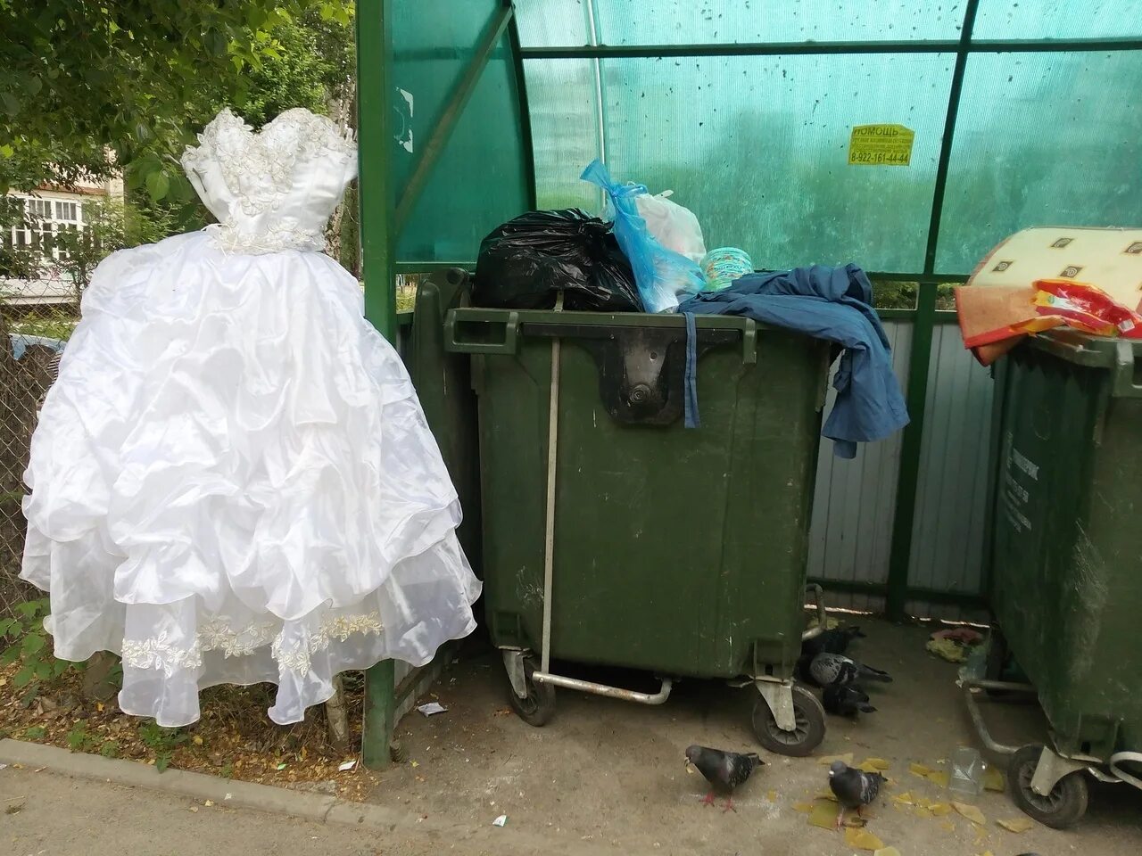 Куда в мусорку. Одежда на мусорке. Платье с помойки. Свадебное платье на мусорке. Вещи с помойки.