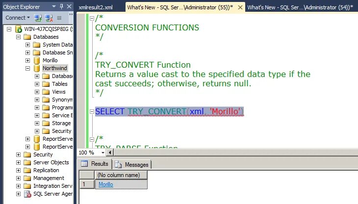 Try function. Tsql function. функция convert в sql. cast sql примеры. ms sql nolock.