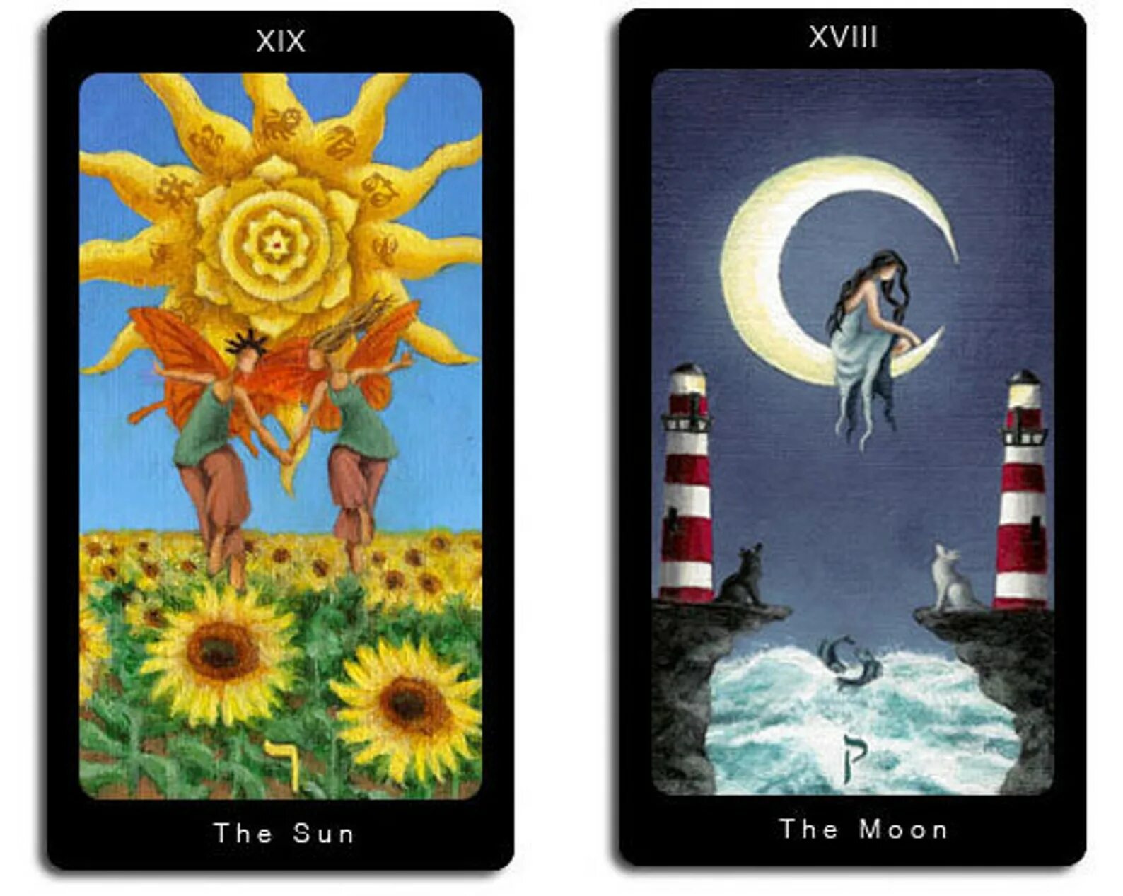 Сочетания карт таро луна. Таро sun and moon tarot/. sun and moon tarot галерея. карты таро the sun и the moon. карта таро луна.