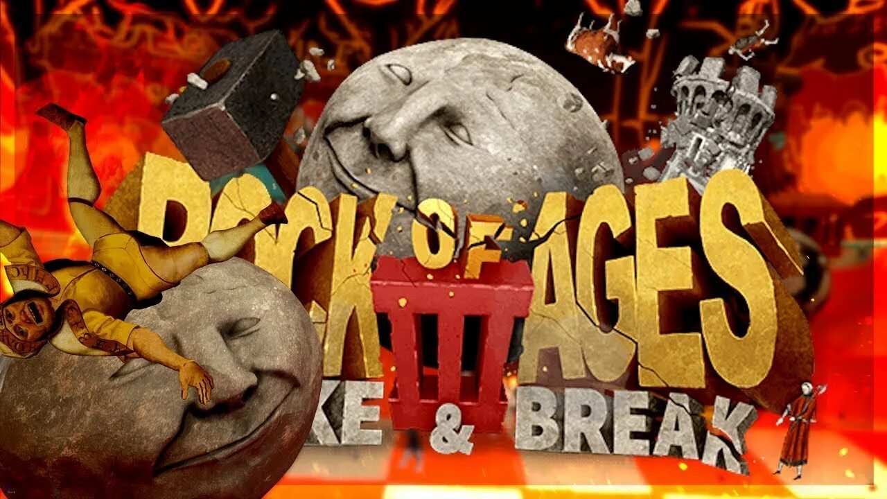 Rock of ages make break. Rock of ages 3: make &amp; break. рок оф агес 3. rock of ages игра. rock of ages 3 диск.