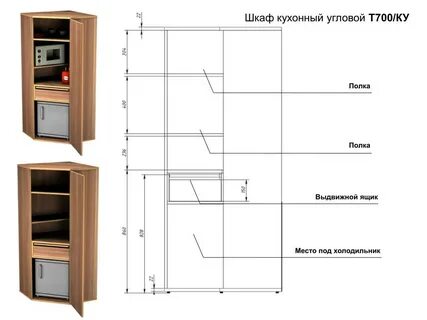 Пенал для духового шкафа размеры