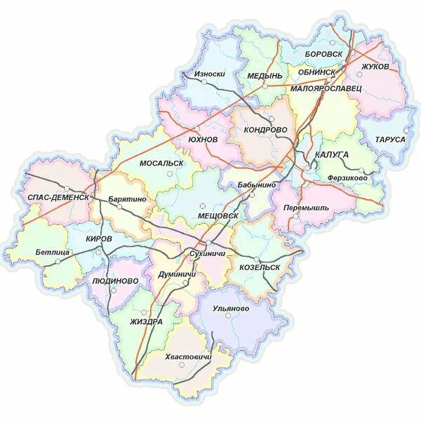 карта калужской обл. карта московской и калужской области. карта калужской области с районами. где находиться калужская обл. карта калуги и калужской области.