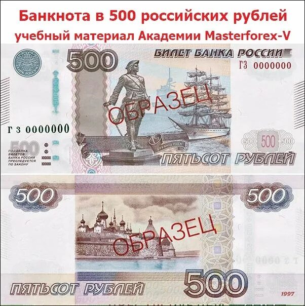 Купюры старого и нового образца