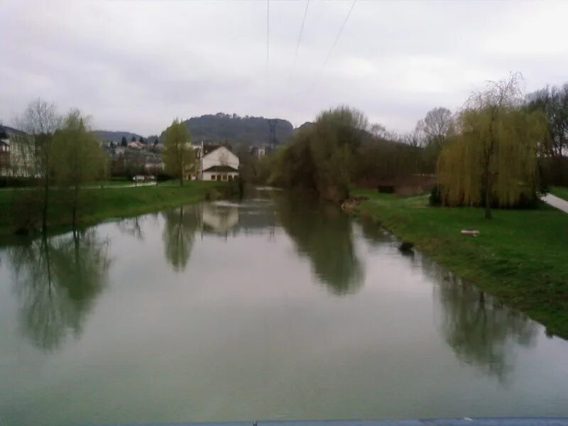 Река приток Мозеля. Орнево. Moselle River loop. Приток мозеля