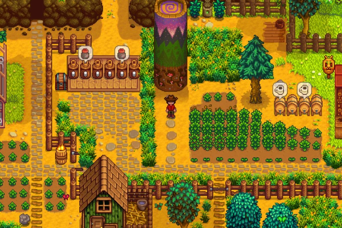 Stardew village. Stardew Valley игра. Стардев Валли. Stardew Valley Разработчик Барон.