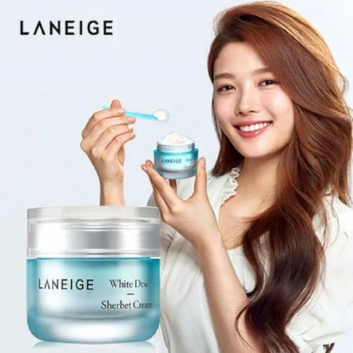 Laneige White Dew Sherbet Cream 50ml. Корейская косметика Laneige. Корейская косметика крем для лица. Корейский крем для лица увлажняющий