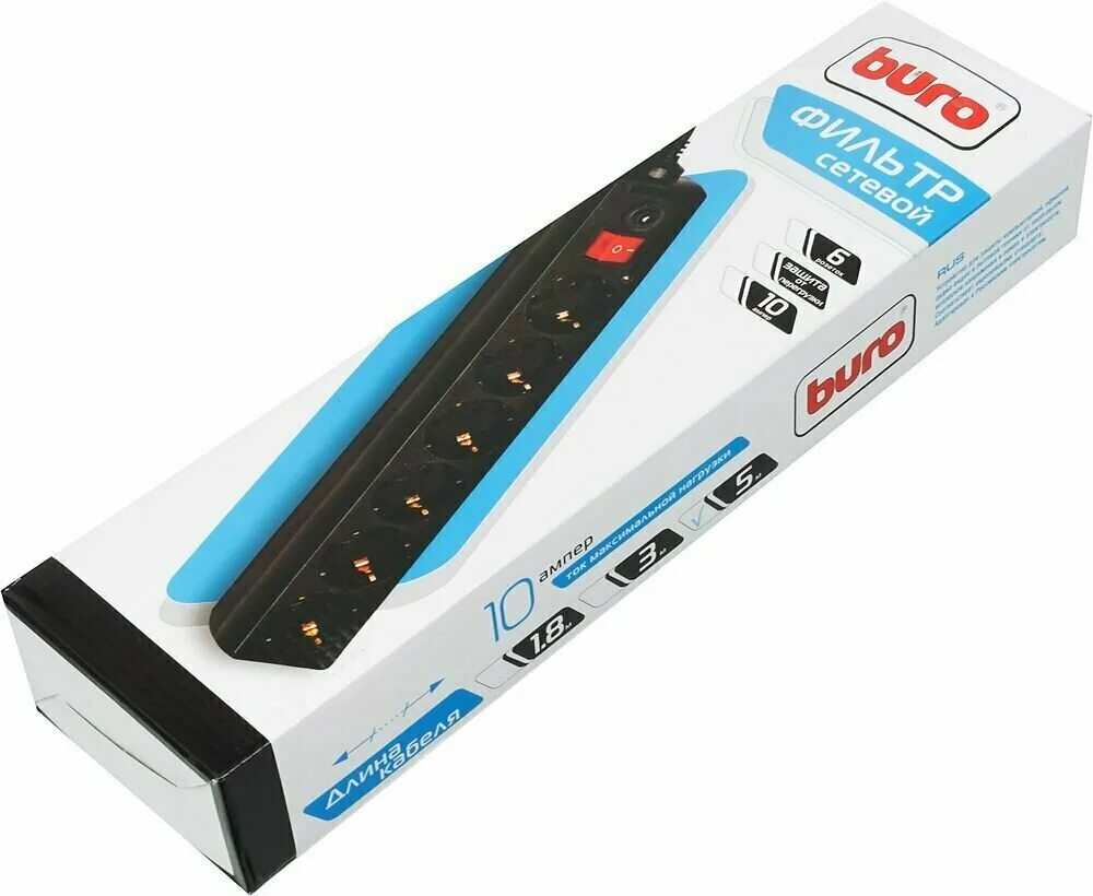 сетевой фильтр buro 600sh-16-3-b, 3м, черный. сетевой фильтр buro 600sh-3-b 3м (6 розеток) черный (коробка). Buro 600sh 3 b. сетевой фильтр buro 600sh-1. Buro 600sh 3 b.