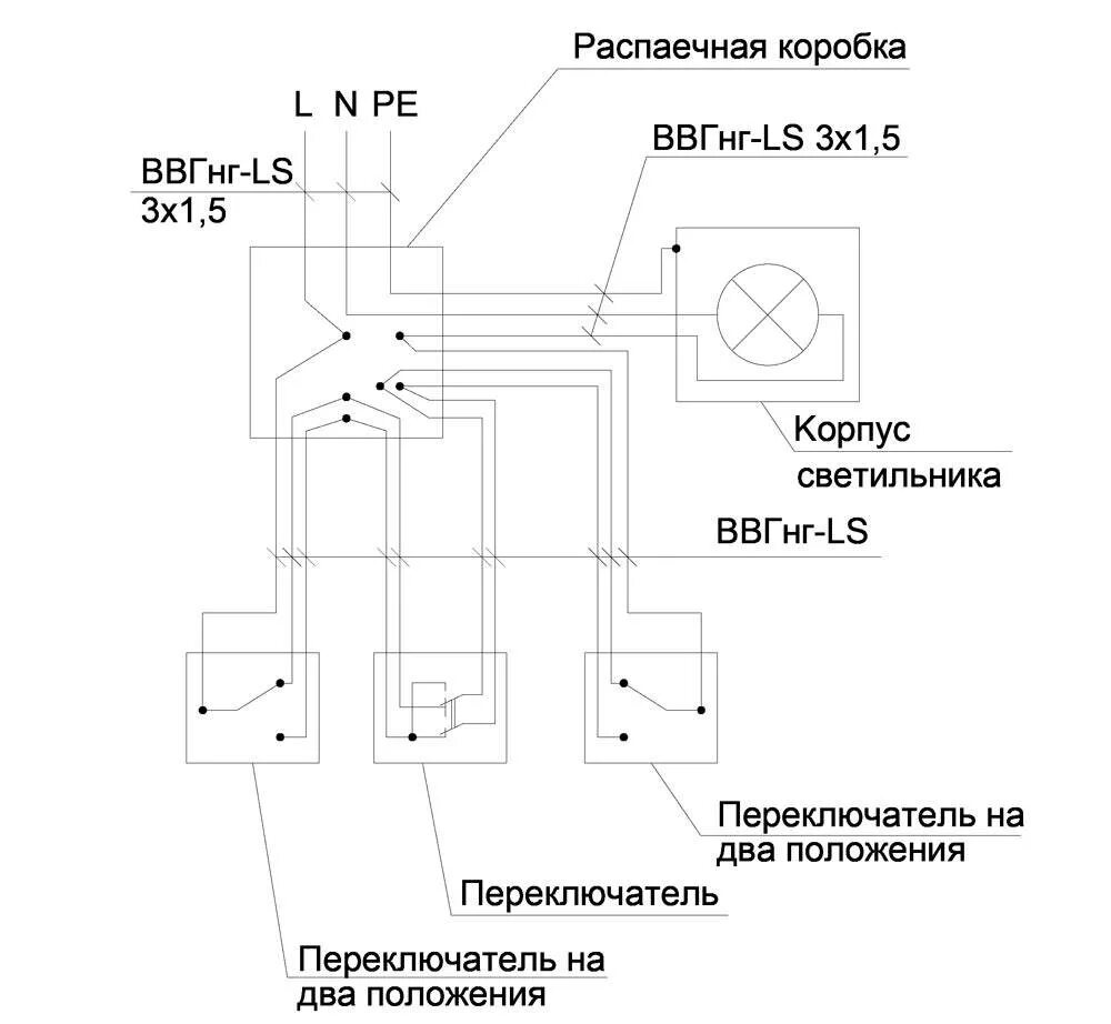Подключение перекрестного выключателя с трех мест. Схема переключателя перекрестного 1 клавиша. 2х клавишный перекрестный переключатель схема подключения. проходной выключатель схема подключения на 4 точки. схема подключения 2х клавишного переключателя.