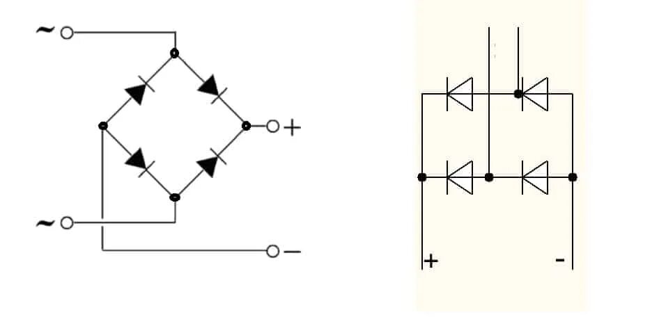 Схема диодного моста выпрямителя. Электрическая схема диодного моста. Схема включения диодов в выпрямительный мост. Диодный выпрямительный мост схема подключения. Диоды диодного моста схема