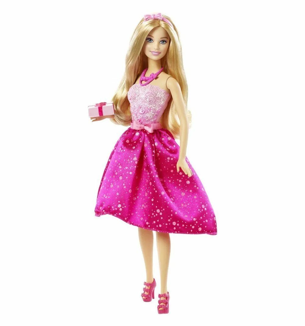 Куклы Barbie Mattel. День рождения куклы Барби. Кукла Barbie у нас - девочка, 30 см, x8428. День рождения куклы Барби (Barbie Day). Игрушка барби купить