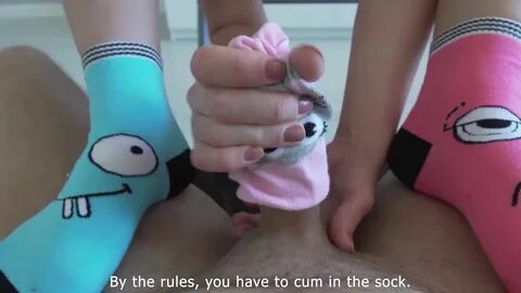 Sockjob cum socks.