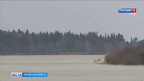 На сколько поднялась река вятка