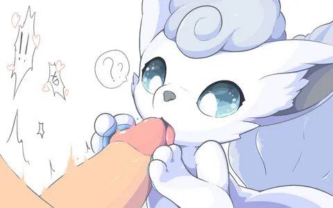 pata, alolan vulpix, vulpix, nintendo, pokemon sm, 1boy, 1girls, ?, alolan ...