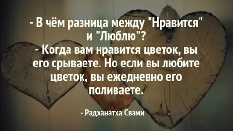 Нравится и нравится разница