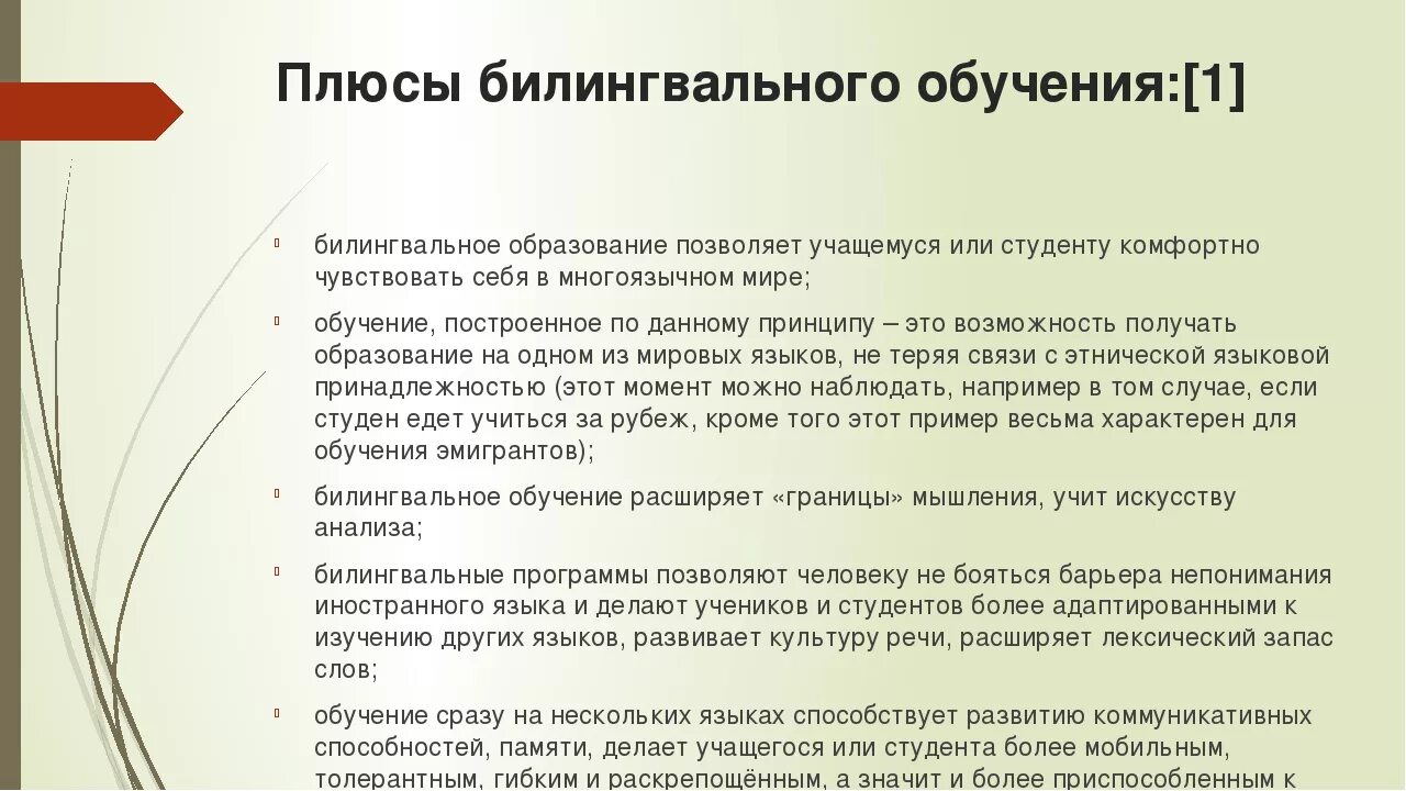 Билингвальная среда