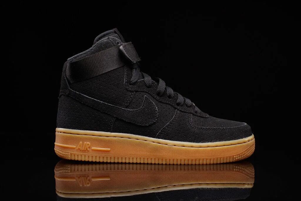 Nike Air Force 1 High черные. Nike af1 Black. Nike Air Force 1 High Black. Nike Air Force 1 High Black Gum.