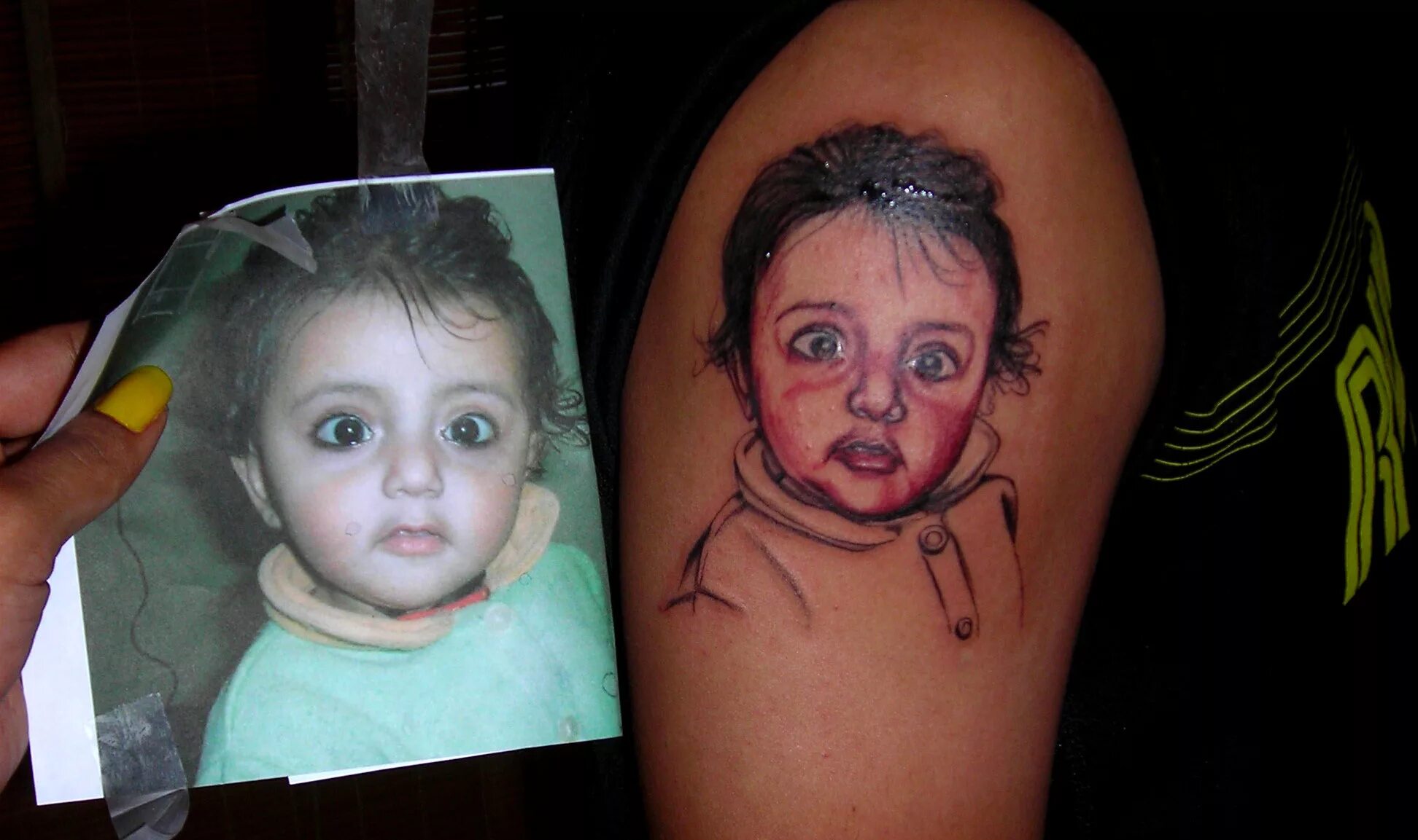 портретные тату дети. тату портрет ребенка на груди. татуировки для детей. олег шепеленко татуировки дети. тату лицо ребенка.