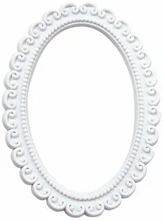White oval