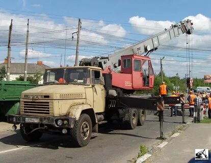 Автокран краз