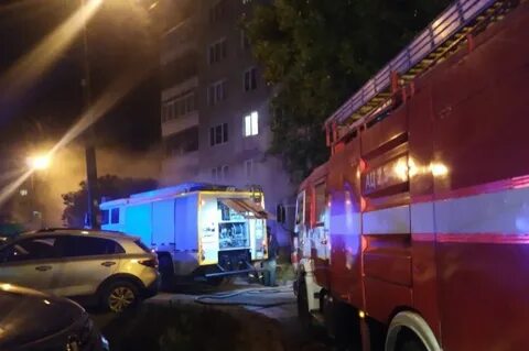Пожар на туполева