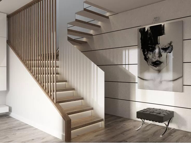 Pin on 1. Stairs design, Contemporary staircase, Modern house design
