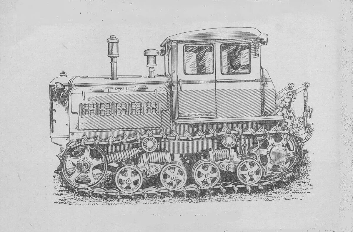 ДТ-75 трактор гусеничный. Т-75 трактор гусеничный. Дт54 трактор ВГТЗ. Трактор ДТ 75 ХТЗ.