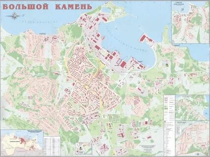 Карта большого камня приморский