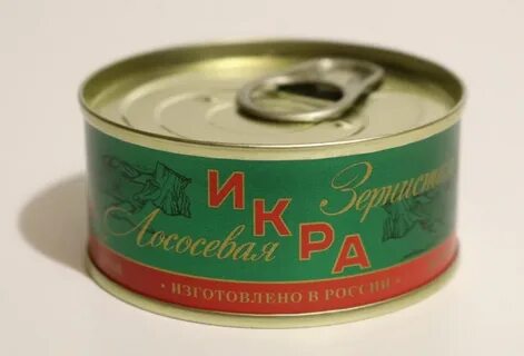 Икра в железной банке