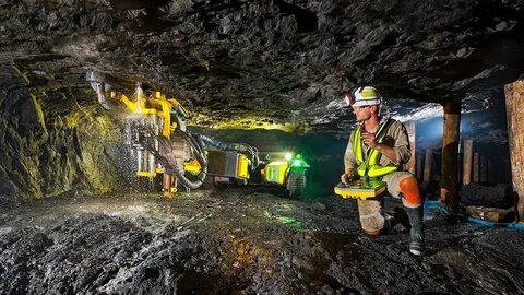 In mining
