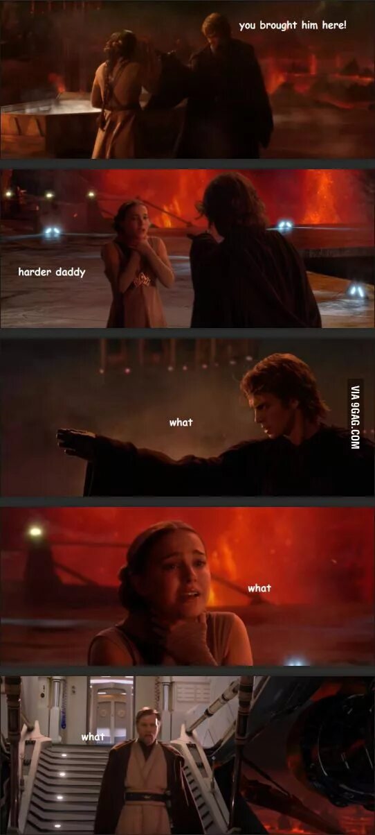 Harder daddy. Harder what what. harder мем. обложка umbrella anakin padme.