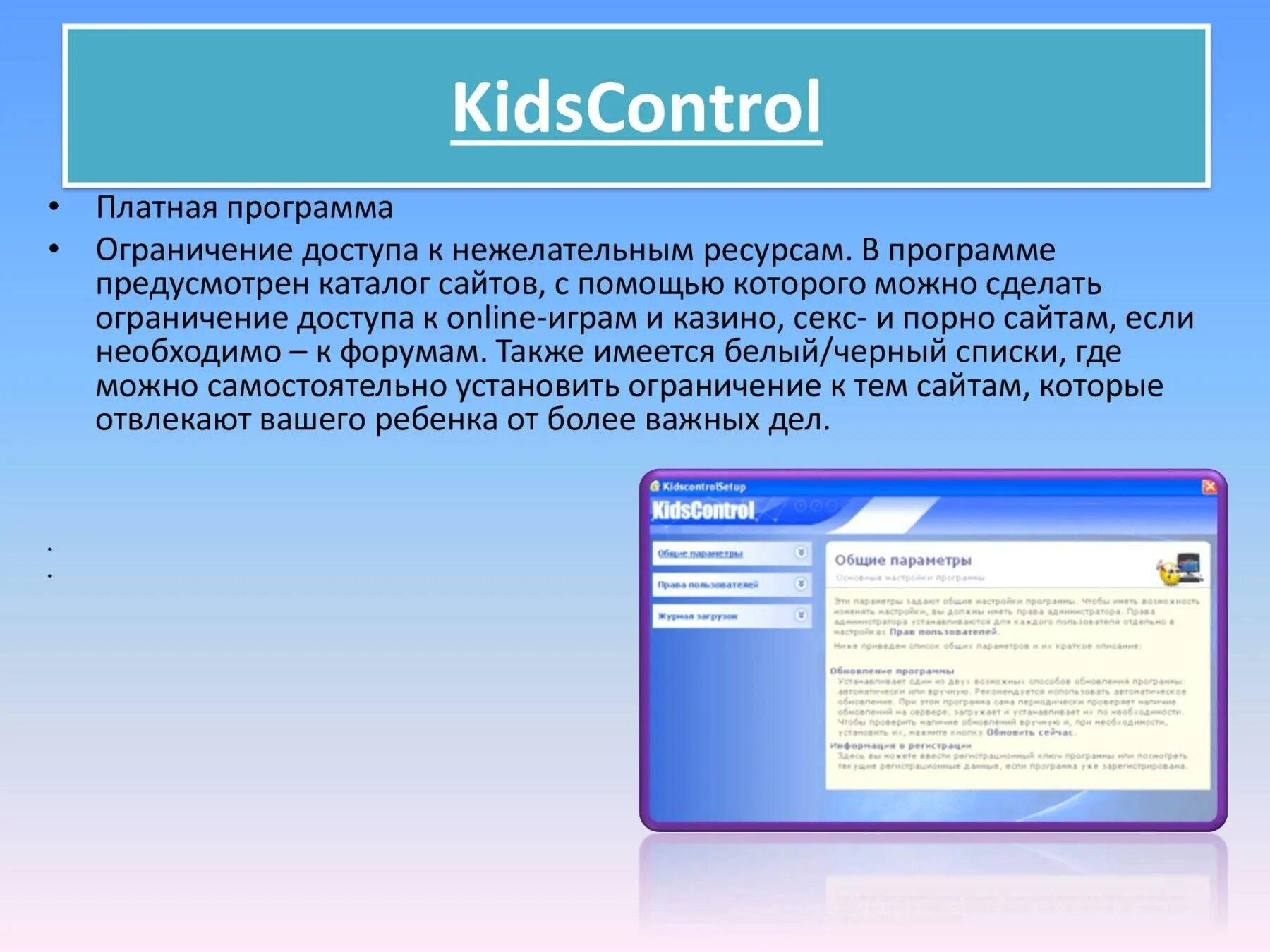 Программы. Программы родительского контроля. Доступ к ресурсам компьютера. Доступ к ресурсам компьютера платные.