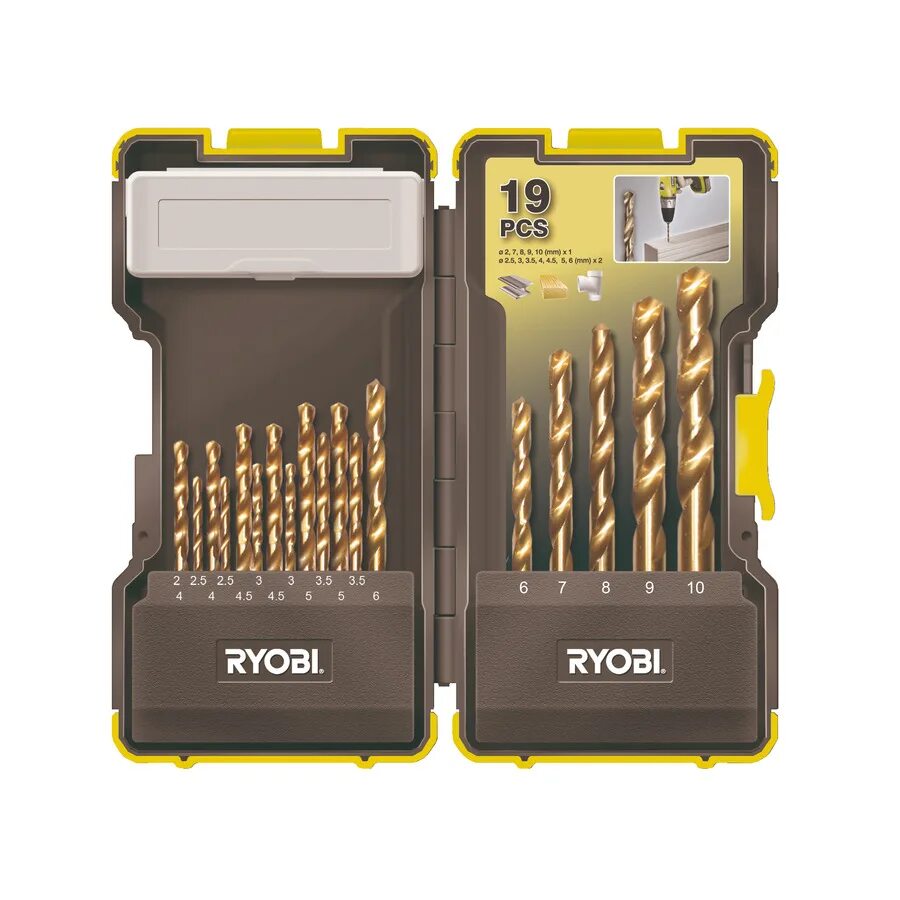 Мелкие кейсы ryobi для сверл по металлу. Набор бит ryobi rak28sd. Набор сверл по металлу ryobi. Набор перьевых сверл. Набор сверл универсальных ryobi 5132004669.
