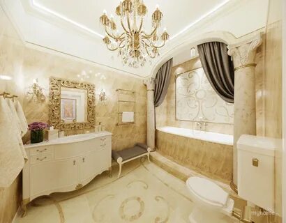 Классический интерьер ванны