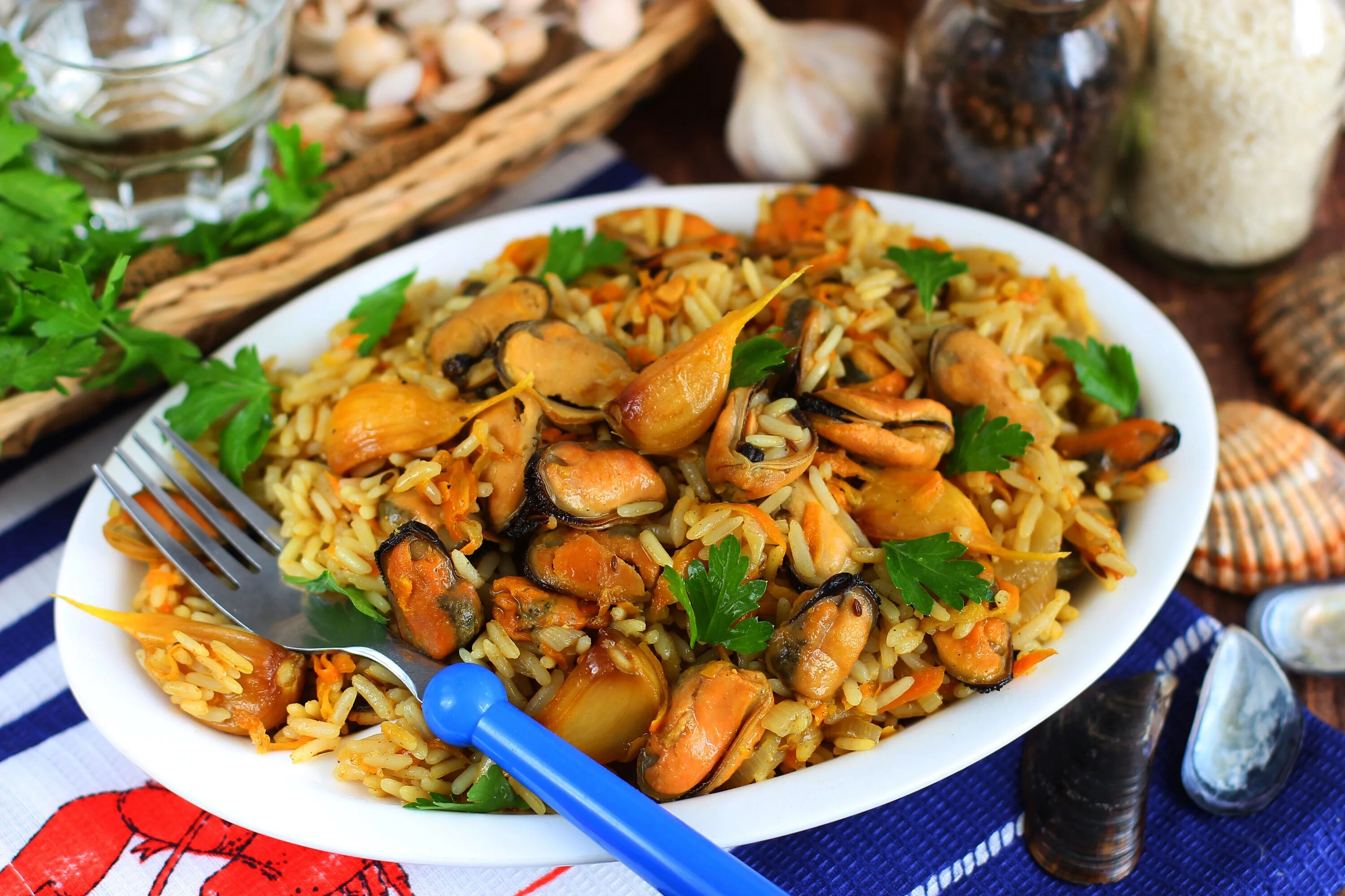 Плов с мидиями. Плов с мидиями. Плов из мидий. Плов с мидиями. Плов с мидиями.