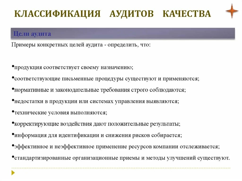 Цель внутреннего аудита СМК. Аудит системы менеджмента качества. Аудит системы менеджмента качества (СМК). Классификация аудита качества. Аудит управляющей компании