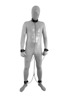 Chained butt plug, Handcuff with Anal Plug, Metal Chain, Bondage BDSM, Mast...