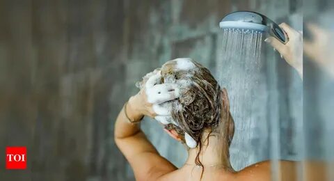 I wash my hair it snow
