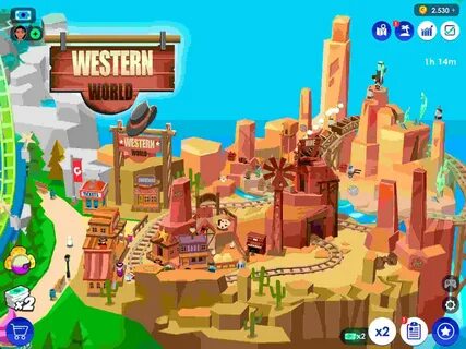 Idle theme park мод
