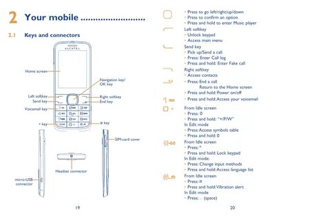 Настройки alcatel