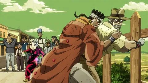 jojo's bizarre adventure, koichi hirose, joseph joestar, muhammad avdol...