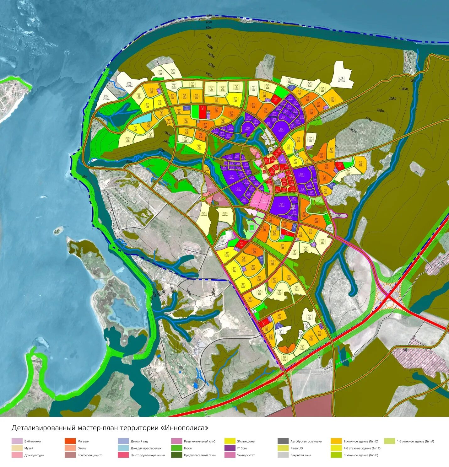 План города россии. Иннополис генплан. Иннополис план города. Мастер план города Иннополис. Иннополис Казань планировка.