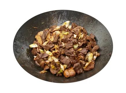 Печень в казане