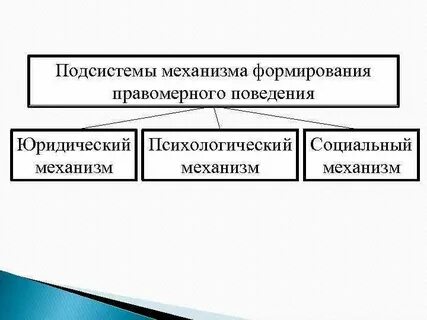 Социальные факторы способствующие формированию правомерного поведения