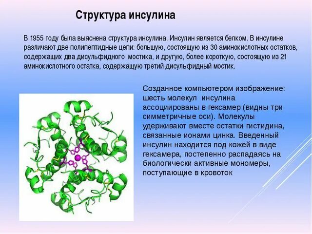 Особенности мономера белков. Инсулин структура белка. Четвертичная структура белка инсулина. Инсулин химическое строение. Инсулин белок структура.