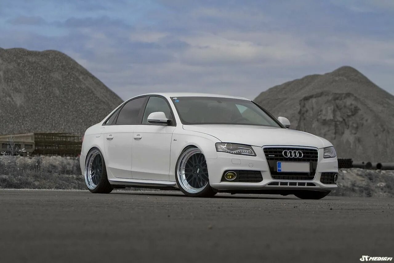 Moderate Tuning Tweaks for Elegant Black Audi S4 Black audi, Audi, Audi s4