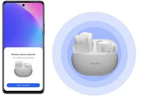 Беспроводные наушники tecno buds 3